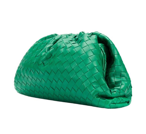 Soho Clutch Bag - Emerald Large