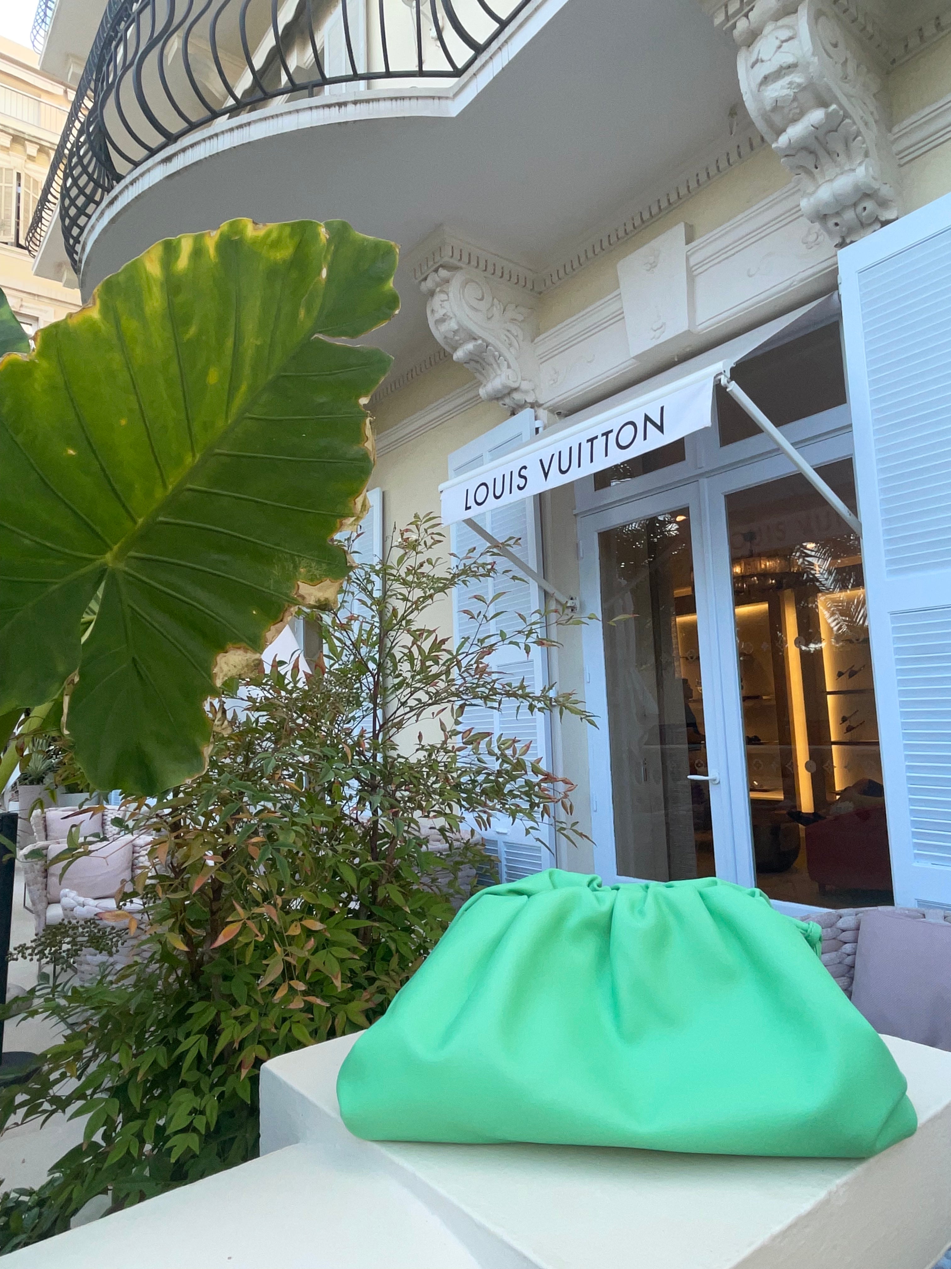 Soho Clutch Bag - Apple Green Large