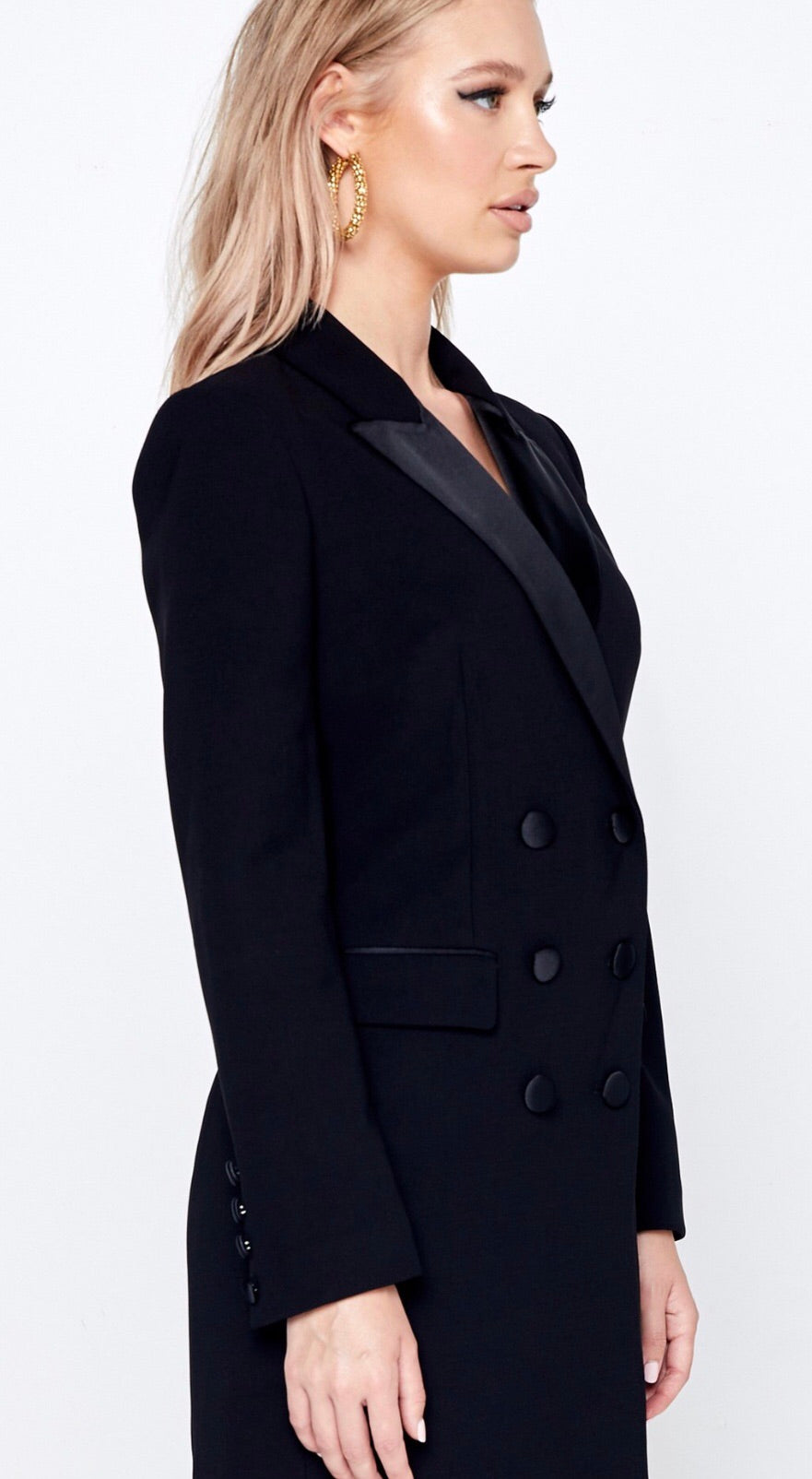 Showstopper Tuxedo Dress
