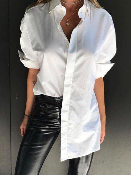 Livy Latex Trousers - Gold Zip Detailing