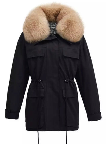 Jessica mink coat - Cream fur
